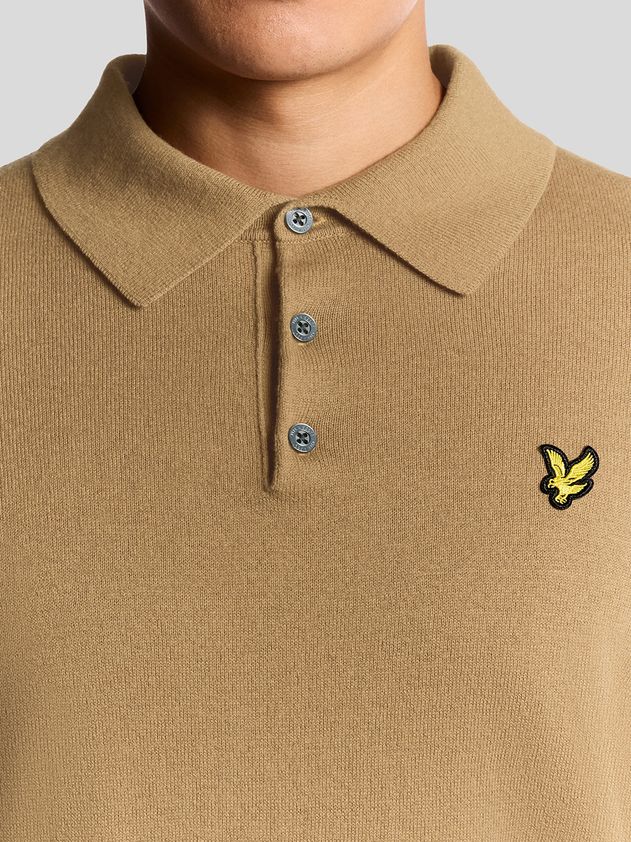 Lyle & Scott uomo maglia polo Long Sleeve KN2113VC