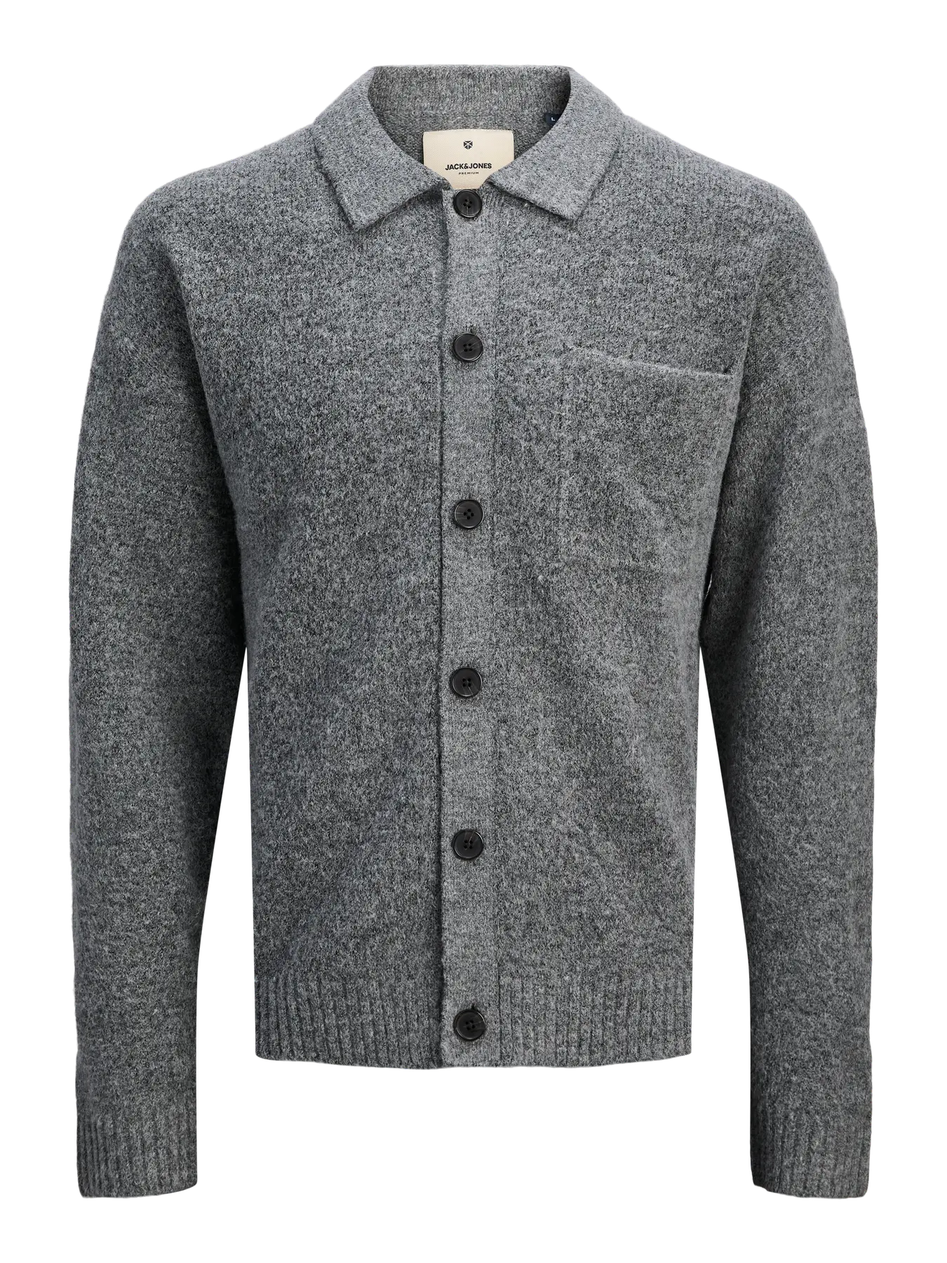 Jack & Jones uomo cardigan Bluffin 12284704 Med.Grey