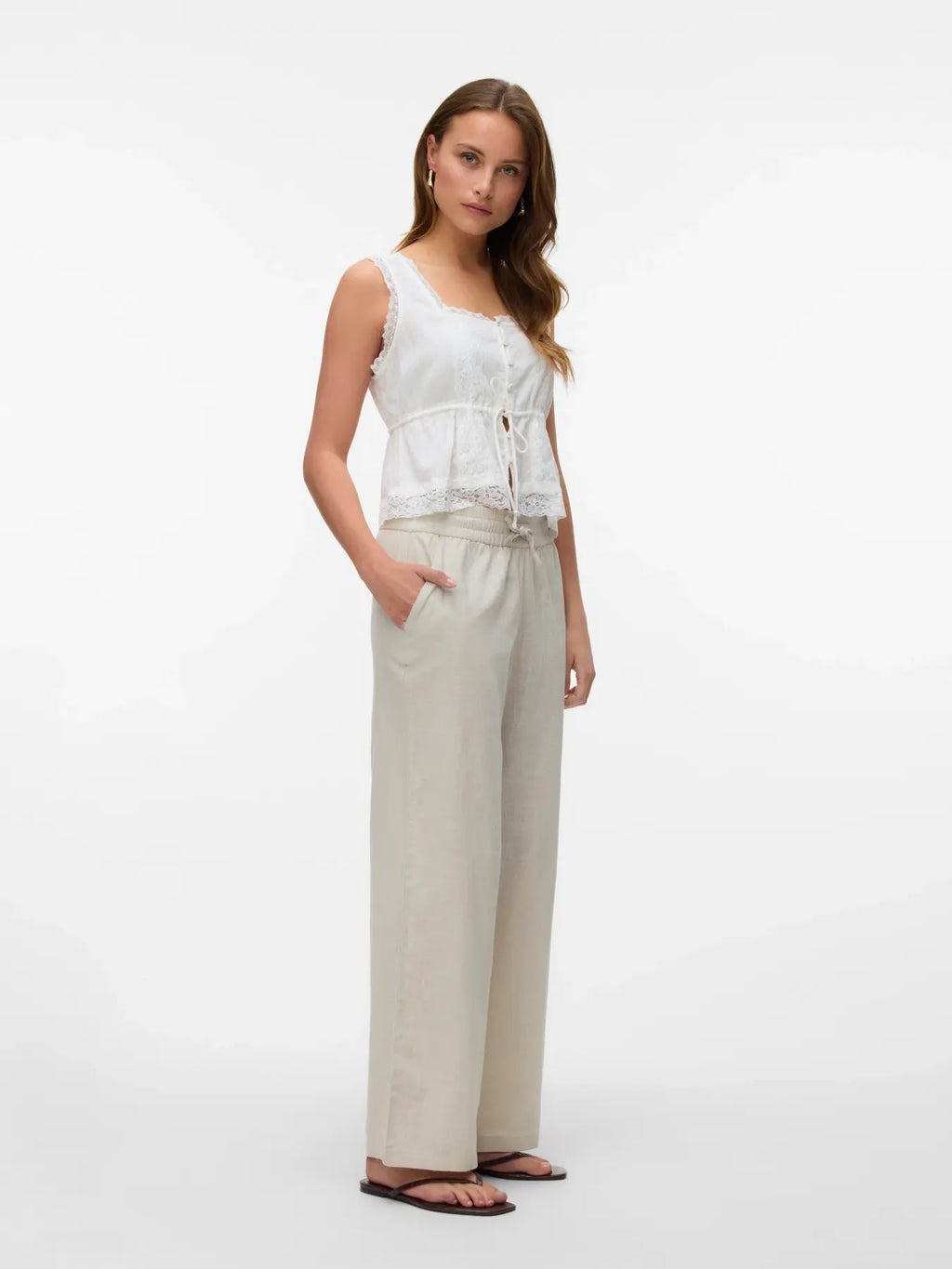 Vero Moda donna pantalone CAIA WIDE PANT 10333796