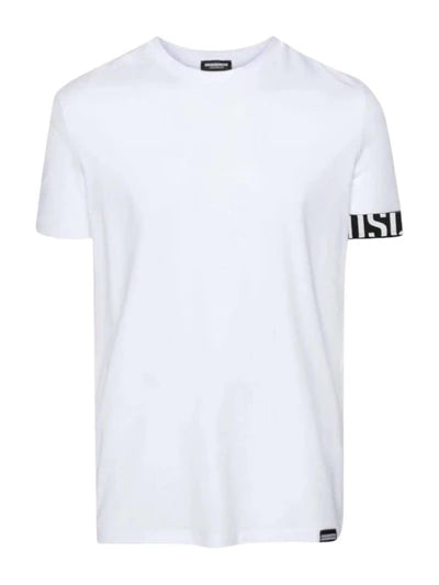 Dsquared uomo t-shirt D9M3S5770 110 White/Black