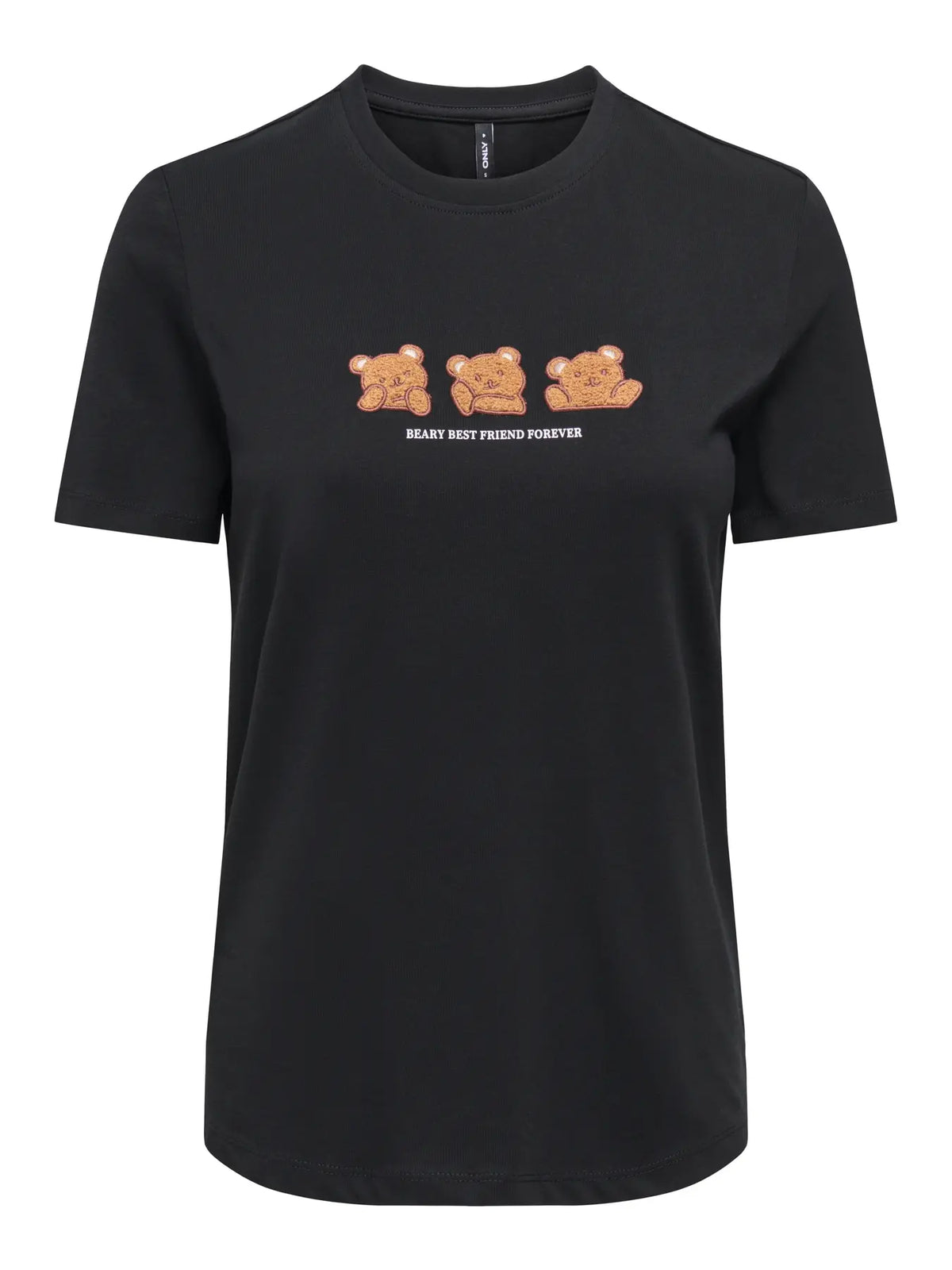 Only t-shirt TERESA TEDDY 15316954 BLACK