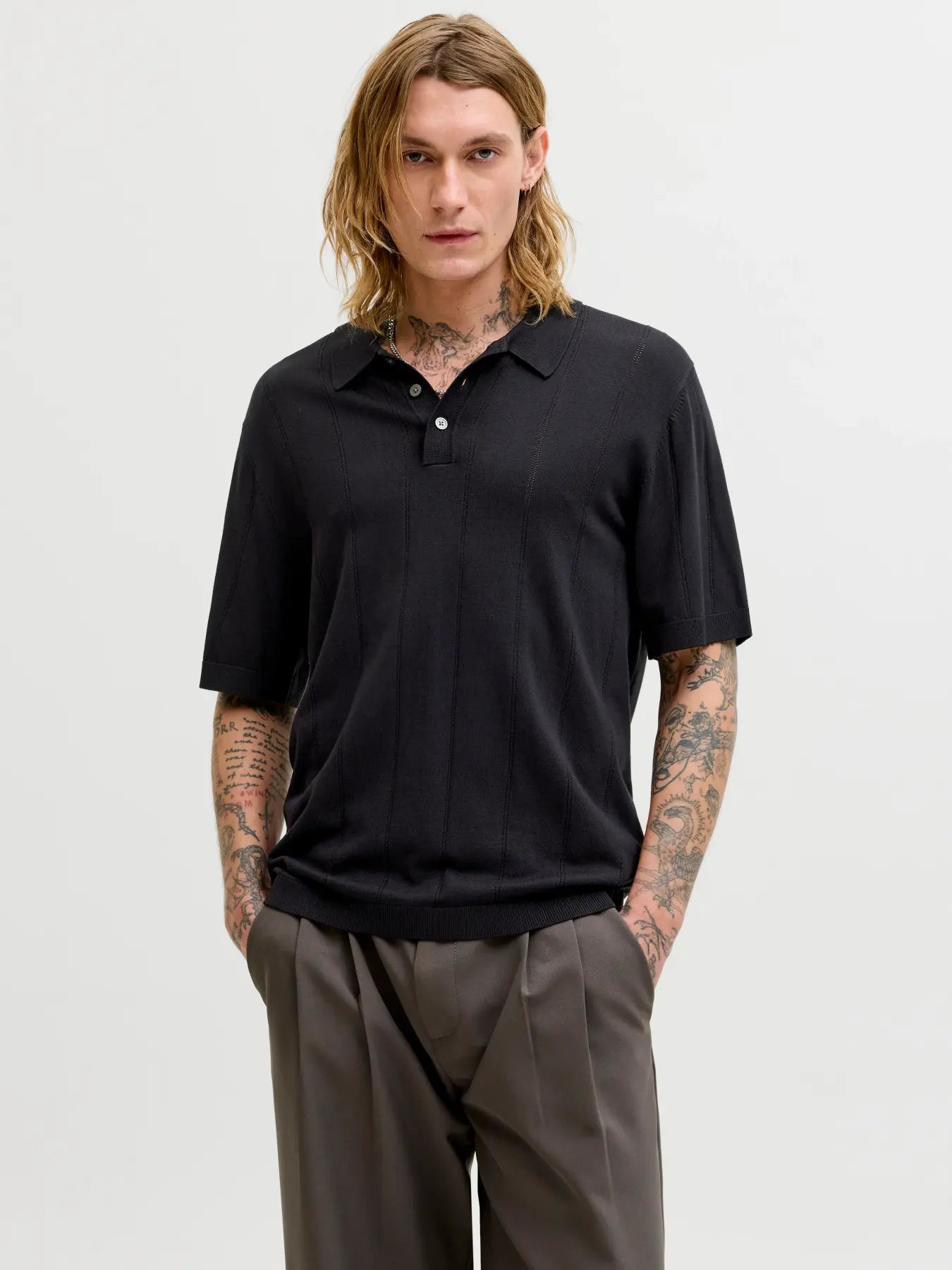 Jack&Jones uomo polo WILLIAM STRUCTURE KNIT 12291042