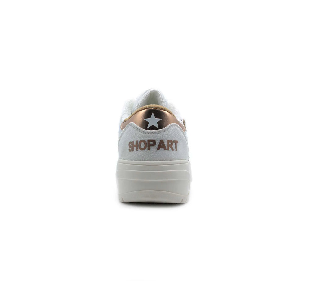 Shop Art donna scarpa Chunky Pam SASS240739 OFF WHITE/ CREMA/ BRONZO