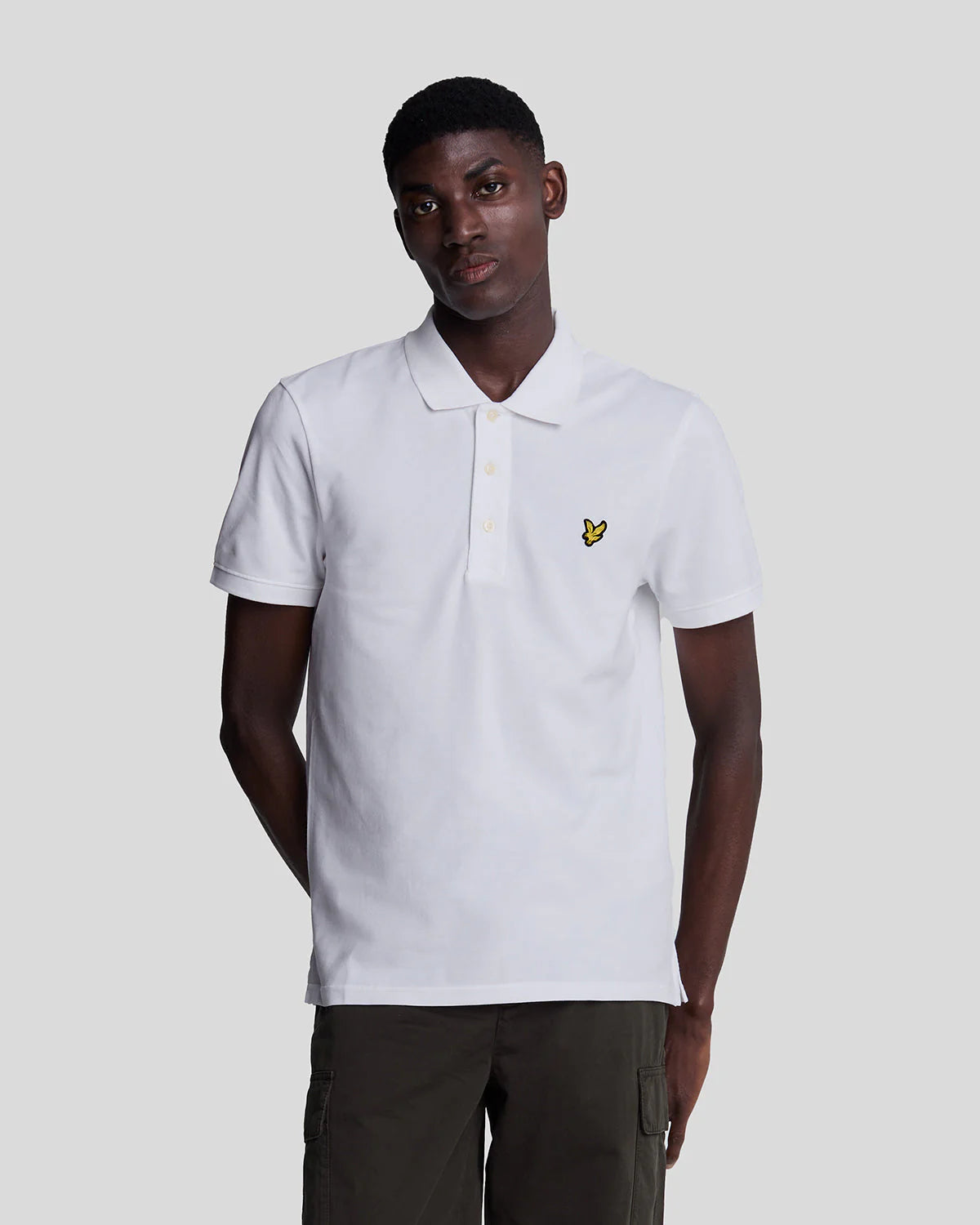 Lyle & Scott uomo polo Plain SP400VOG 626 Bianco