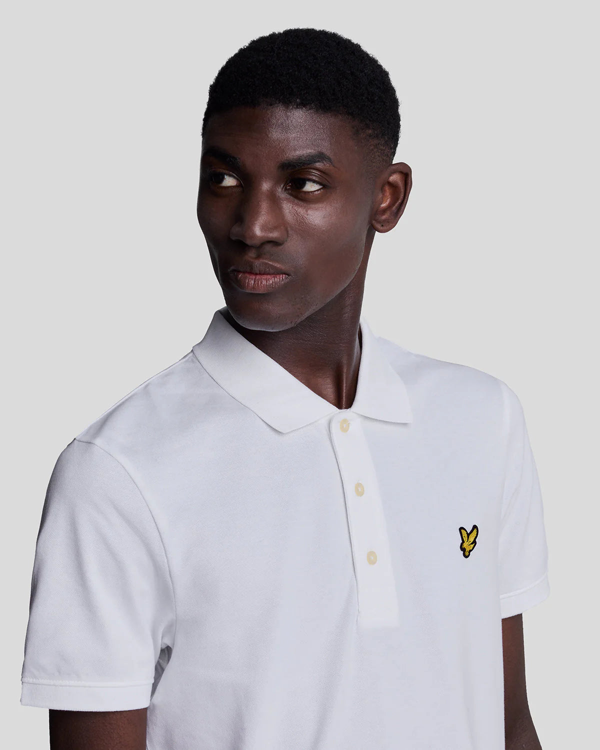 Lyle & Scott uomo polo Plain SP400VOG 626 Bianco