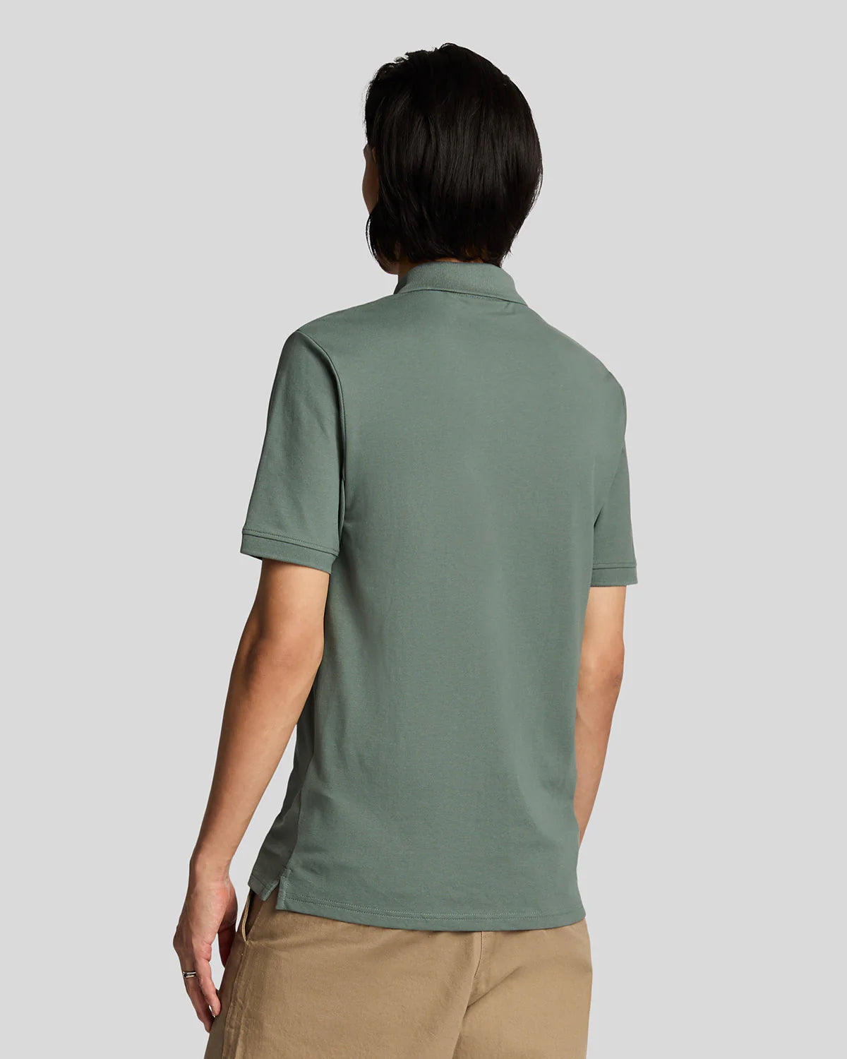 Lyle & Scott uomo polo Plain SP400VOG x583 Green Mercurial