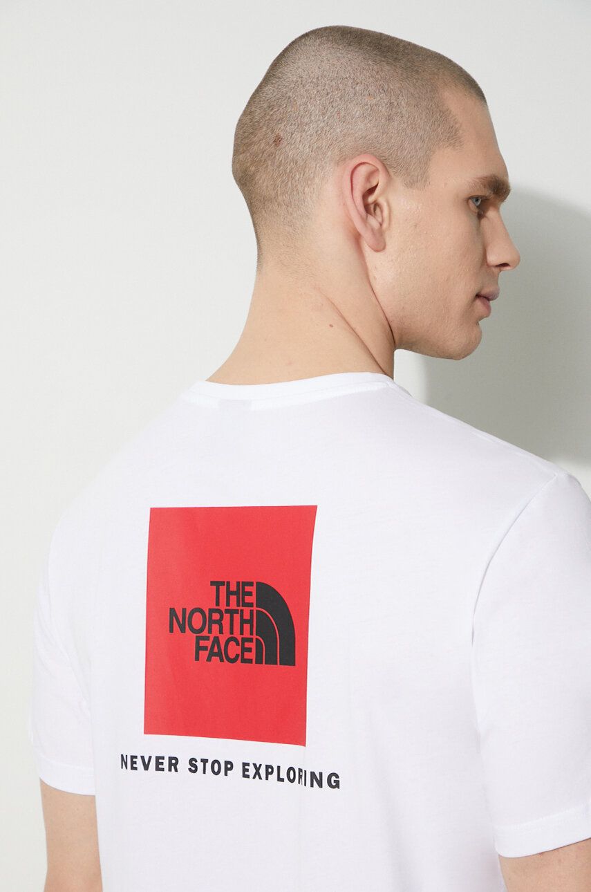 The North Face uomo t-shirt M S/S Redbox Tee NF0A87NPFN41 Bianco