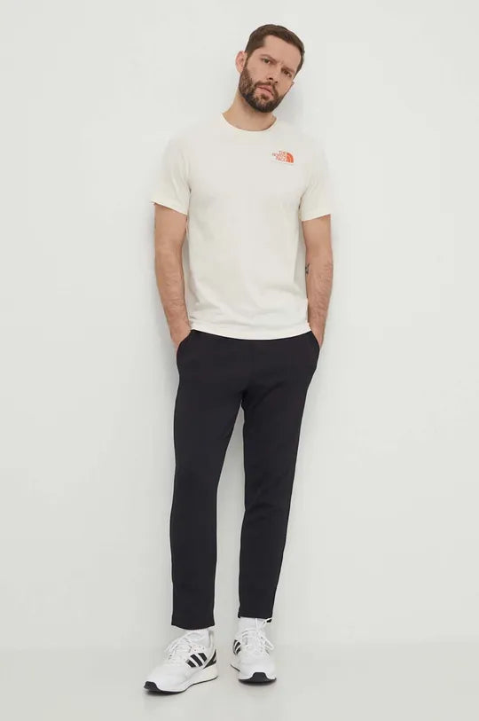 The North Face uomo t-shirt Graphic S/S Tee 3 NF0A87EWQLI1 Panna