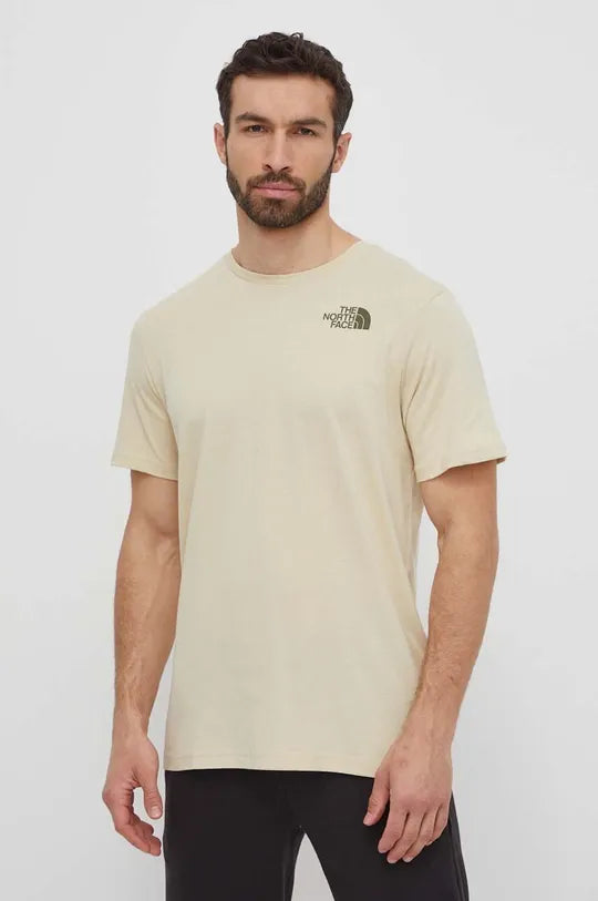 The North Face uomo t-shirt Graphic S/S Tee 3 NF0A87EW3X41 Beige