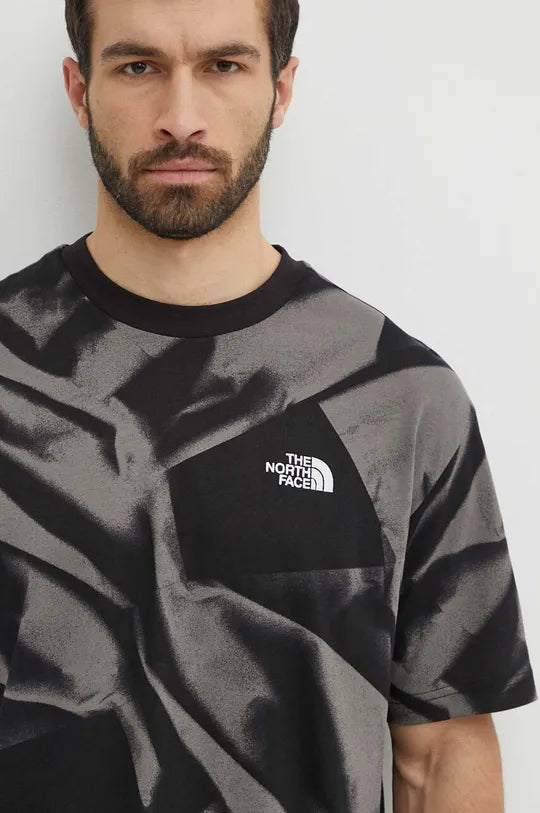 The North Face uomo t-shirt Oversize Simple Dome NF0A881KSIF1 Grigio/Nero