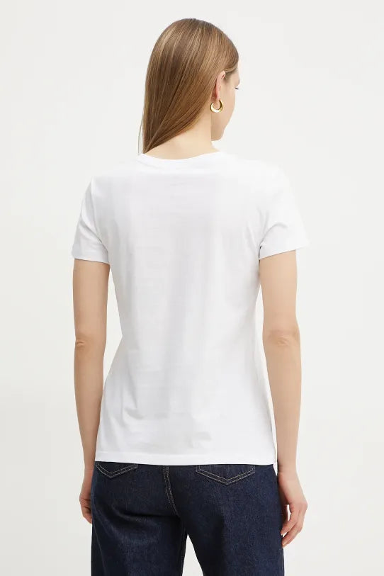 Armani Exchange donna t-shirt XW000109AF10359 U0002 Bianco