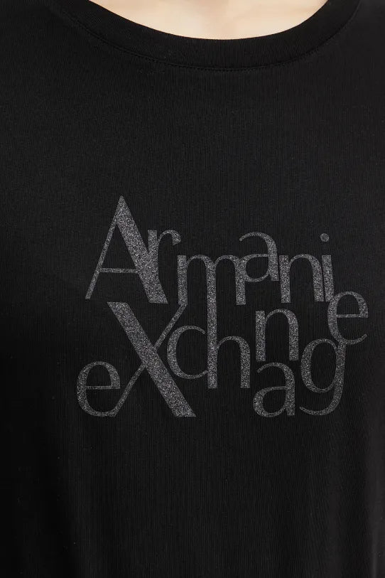 Armani Exchange donna t-shirt XW000109AF10359 UC001 Nero