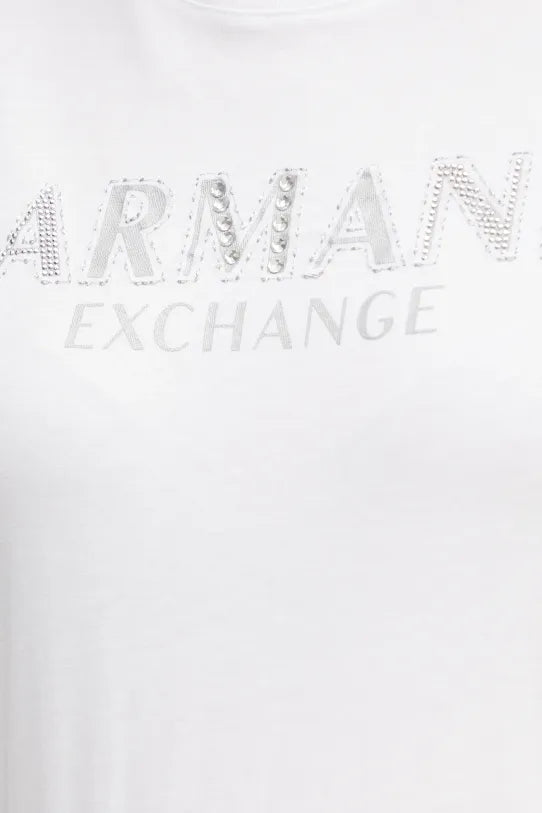 Armani Exchange donna t-shirt XW000387AF10354 U0002 bianco