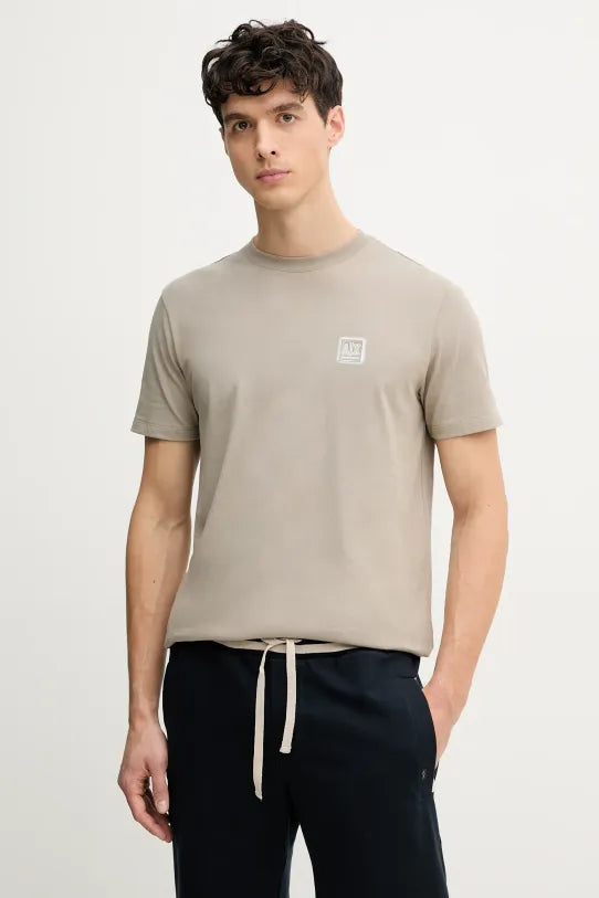 Armani Exchange uomo t-shirt XM000546AF10361 U6167 Beige