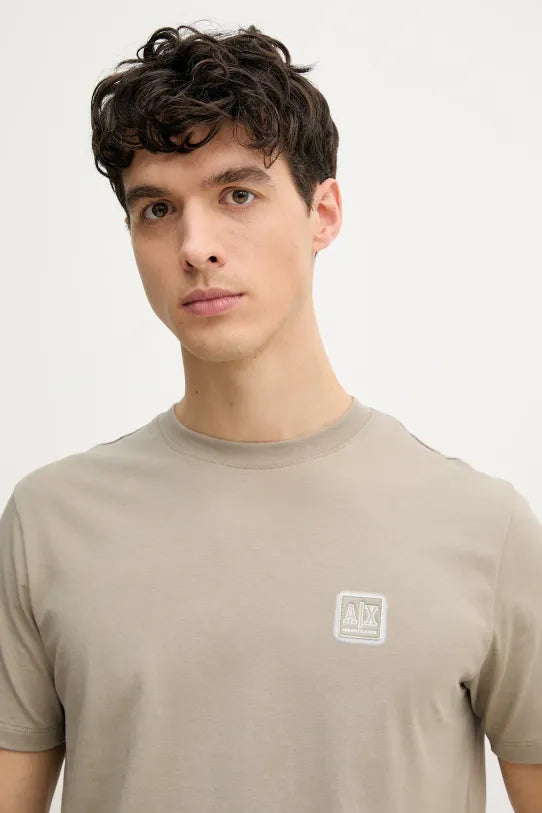 Armani Exchange uomo t-shirt XM000546AF10361 U6167 Beige