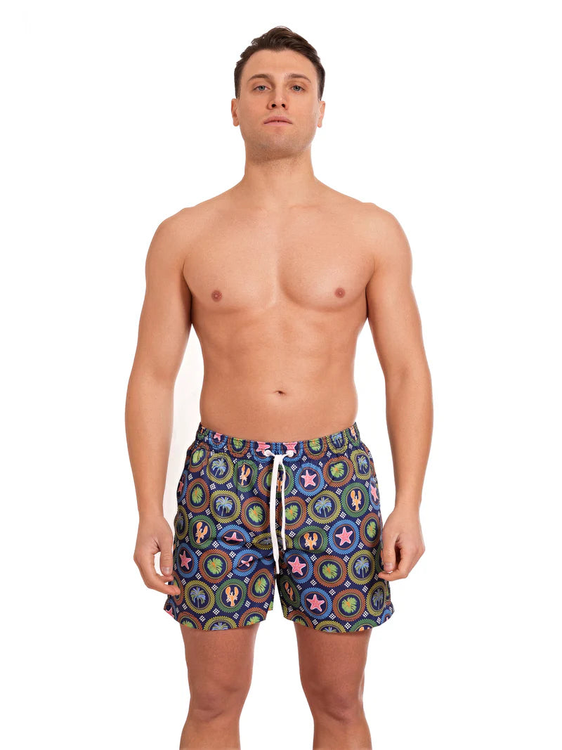 Move uomo costume Boxer Saint Vincent stampato PRINT H3