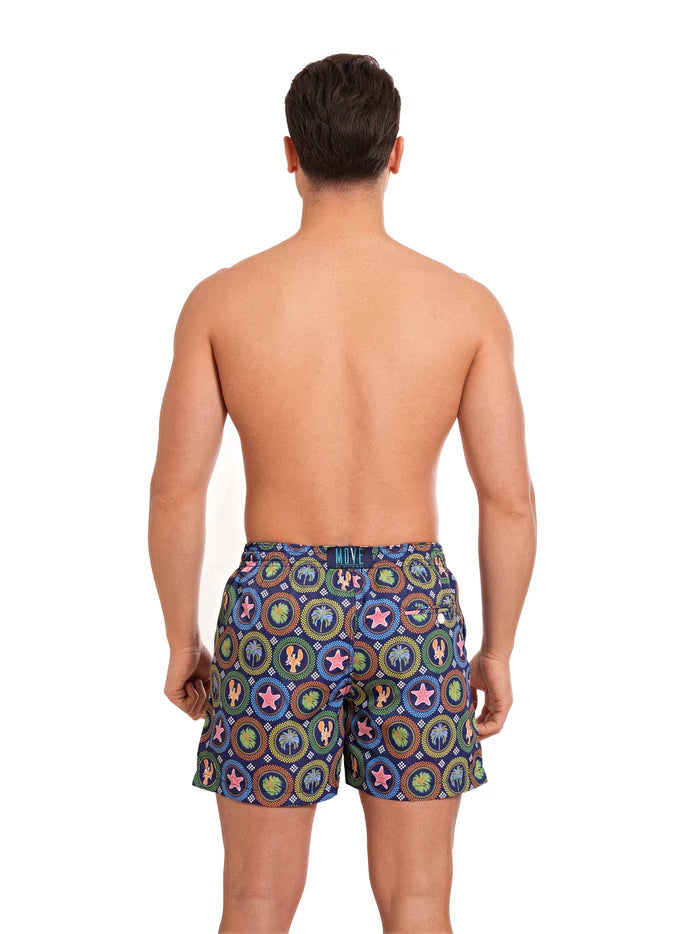 Move uomo costume Boxer Saint Vincent stampato PRINT H3