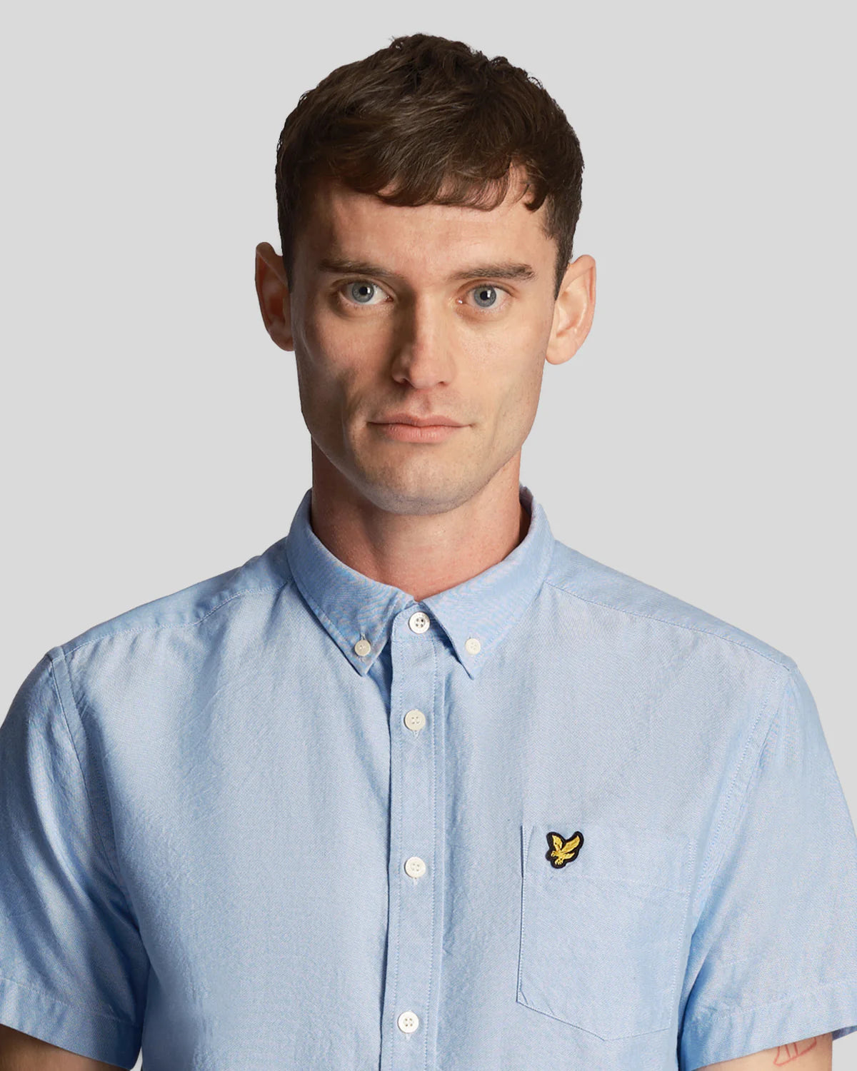 Lyle & Scott uomo camicia  Short Sleeve Oxford SW2004V X41