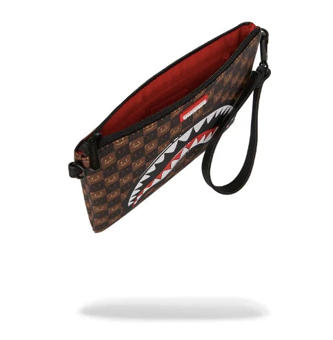 Sprayground pochette SIP WTF BUBBLE BROWN CHECK 9307