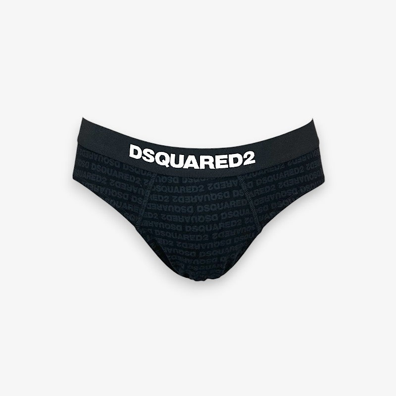 Disquared uomo t-shirt + slip D9H135510 001 Nero