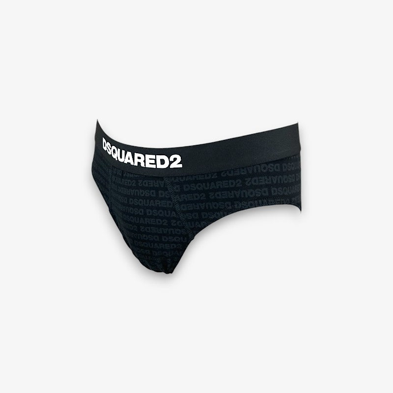 Disquared uomo t-shirt + slip D9H135510 001 Nero