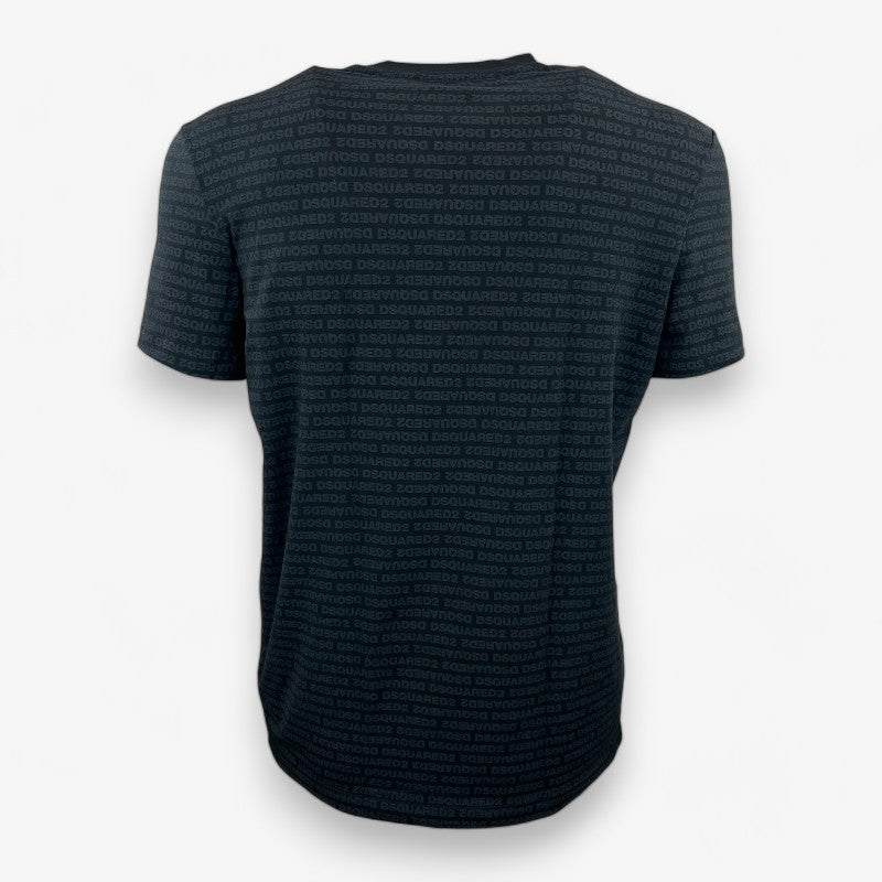 Disquared uomo t-shirt + slip D9H135510 001 Nero