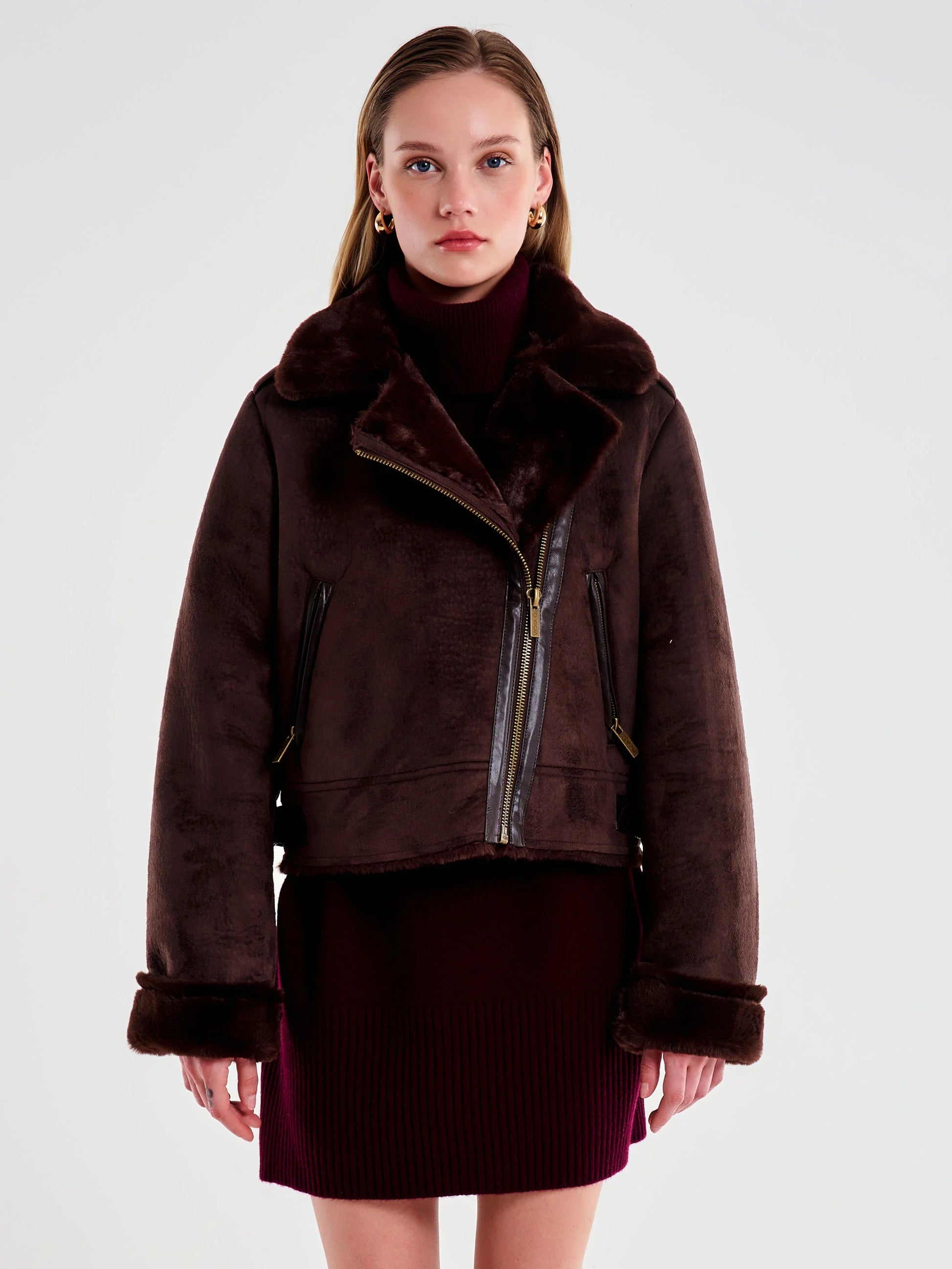 Vicolo donna cappotto TF0090 FONDENTE