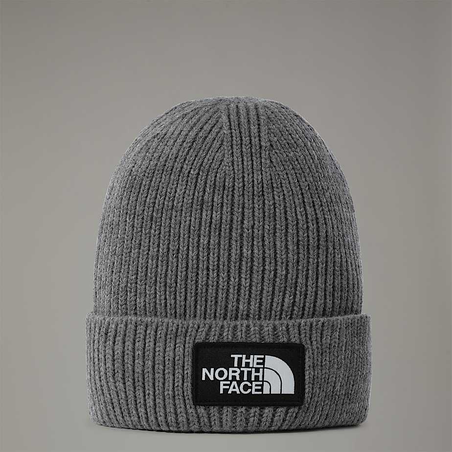 the north face cappello logo box medium grey heather