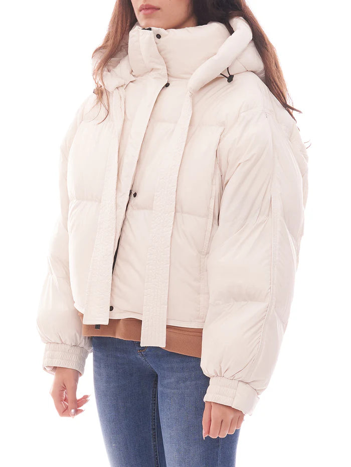 Vicolo donna piumino TS0062 Bianco