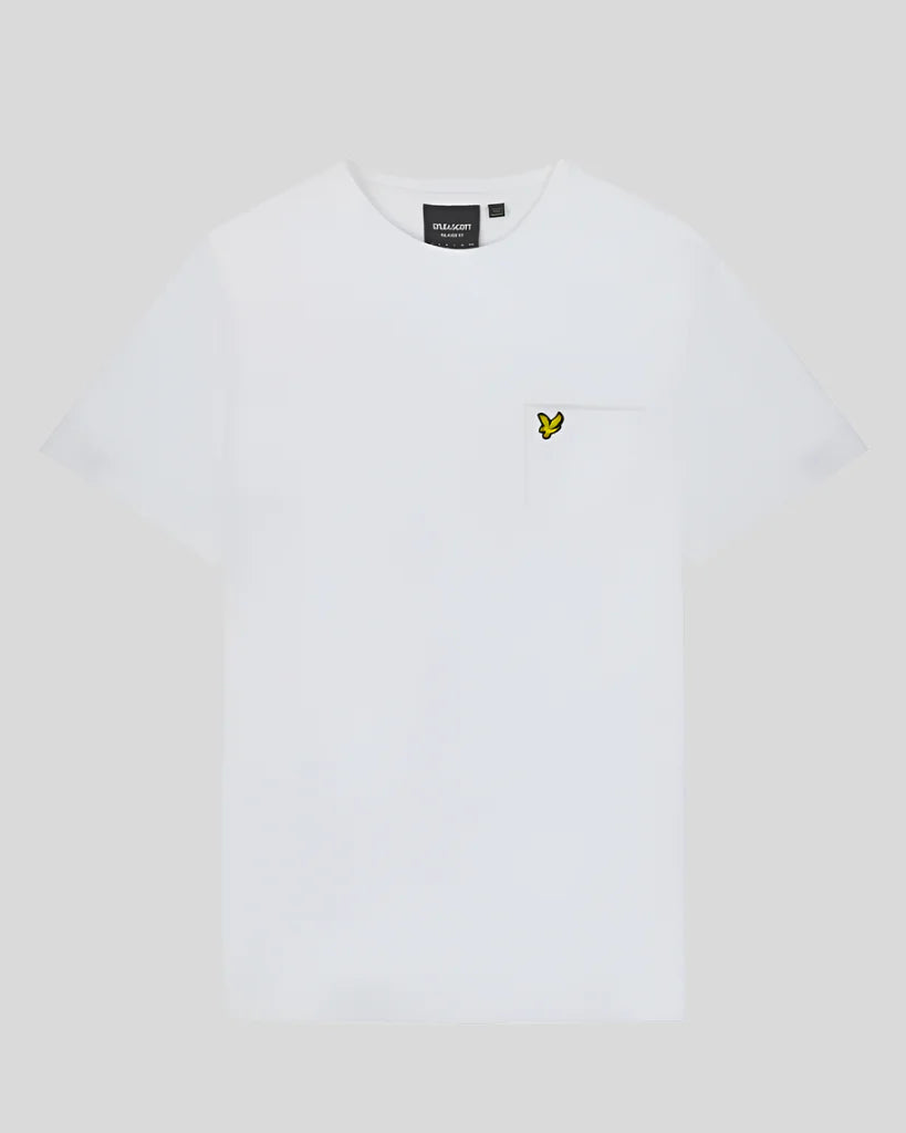 Lyle & Scott uomo t-shirt Palin Piquet TS2006V 626 bianco