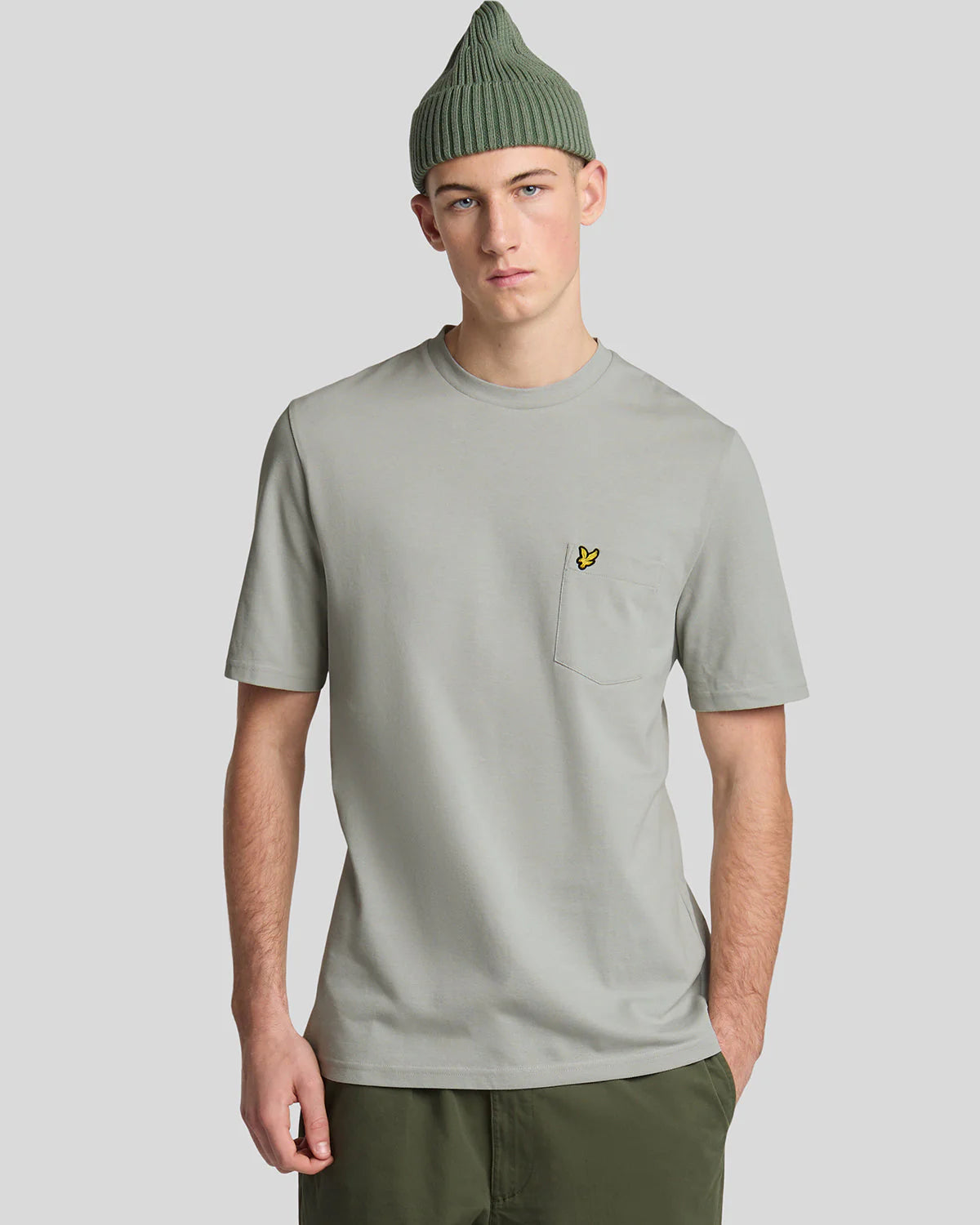 Lyle & Scott uomo t-shirt Palin Piquet TS2006V x570 griogio