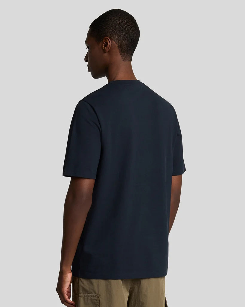 Lyle & Scott uomo t-shirt Plain Piquet TS2006V z271 dark navy