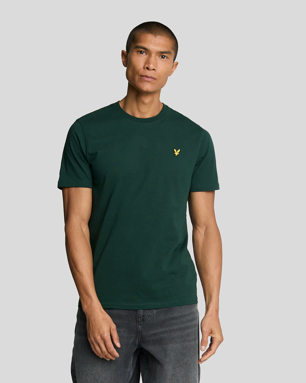 Lyle & Scott uomo t-shirt Plain TS400VOG w486 Verde scuro
