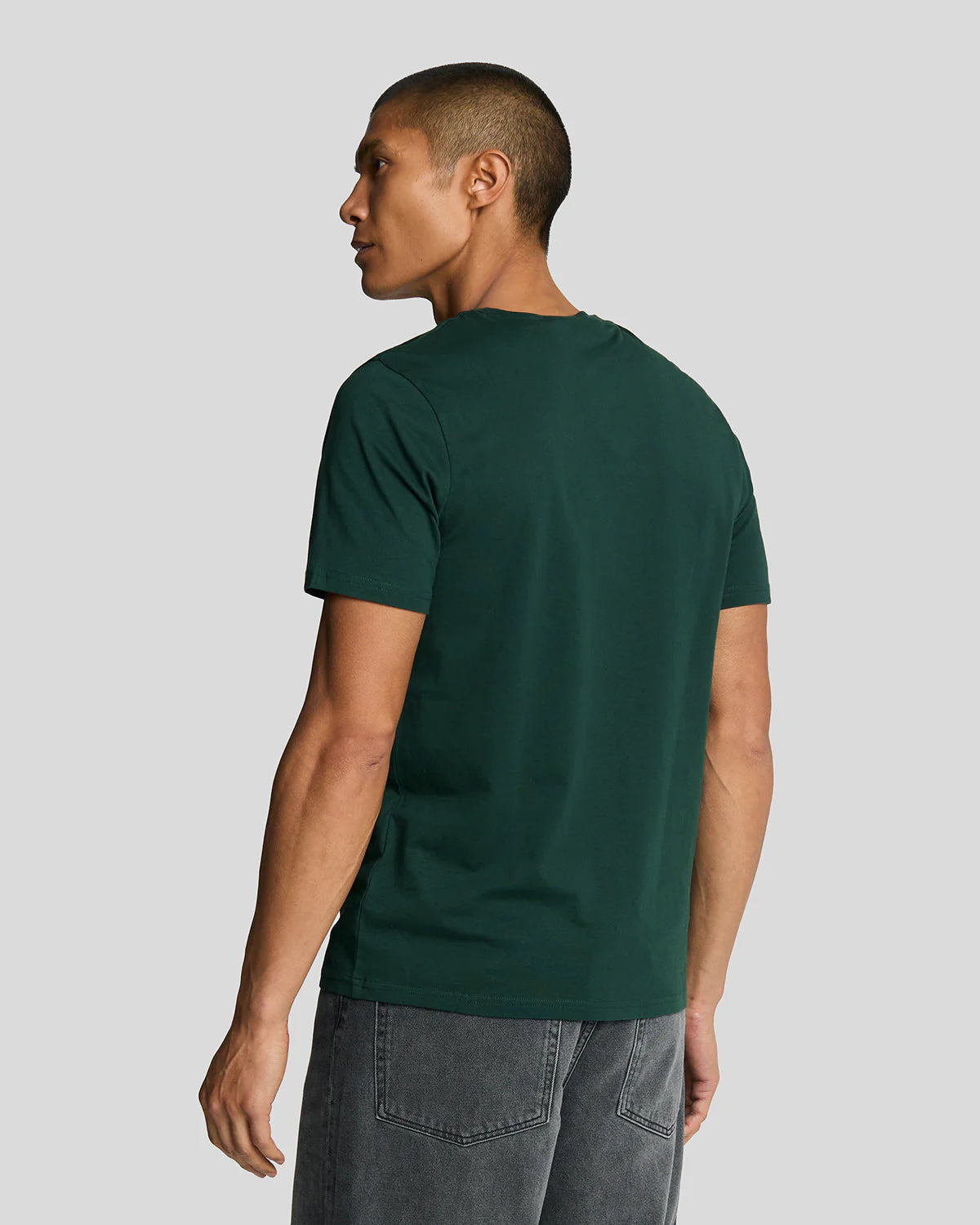 Lyle & Scott uomo t-shirt Plain TS400VOG w486 Verde scuro