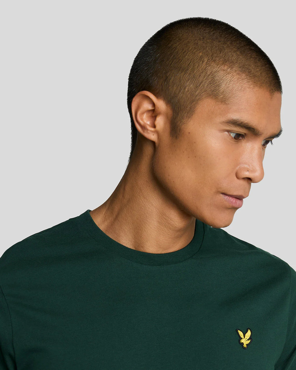 Lyle & Scott uomo t-shirt Plain TS400VOG w486 Verde scuro