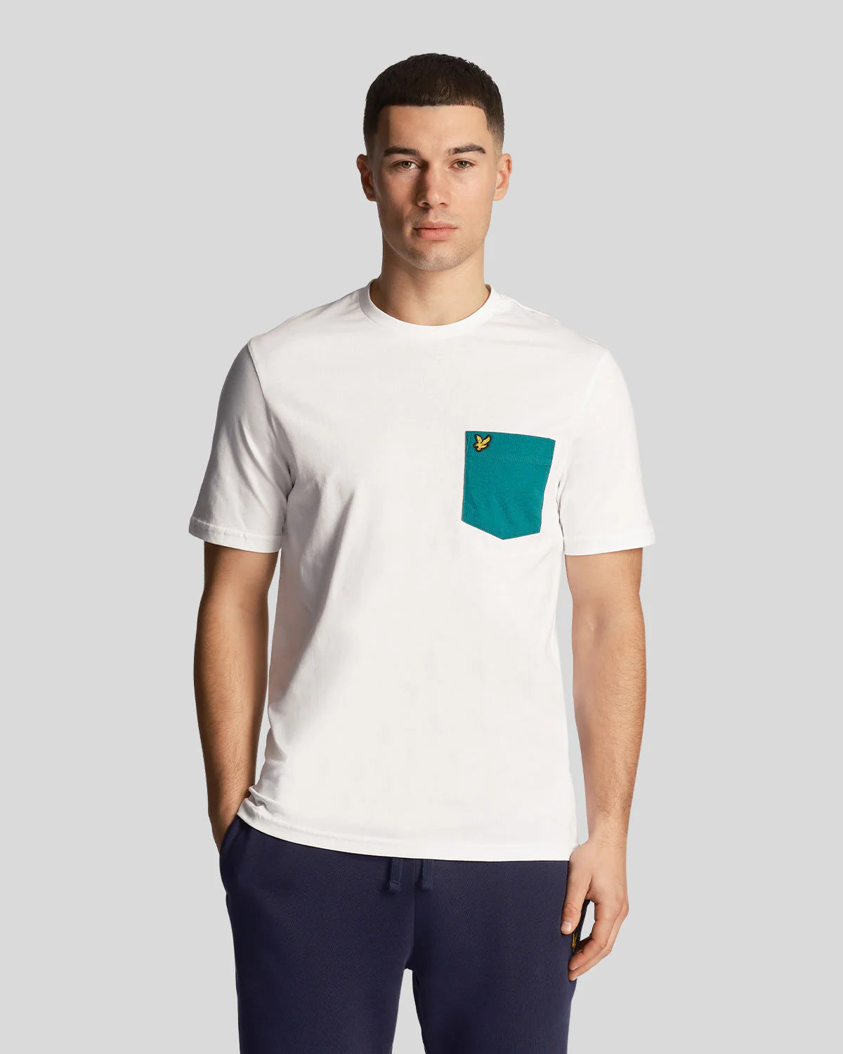 Lyle & Scott uomo Contrast Pocket t-shirt TS831VOG X179