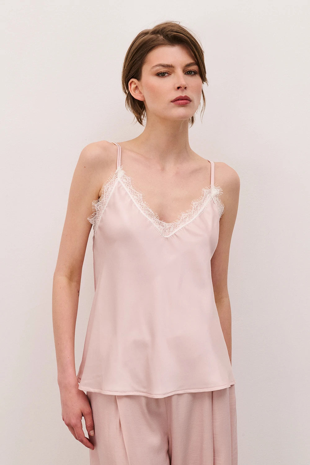 Two Way donna canotta pizzo Cipria CA26SZEG8034