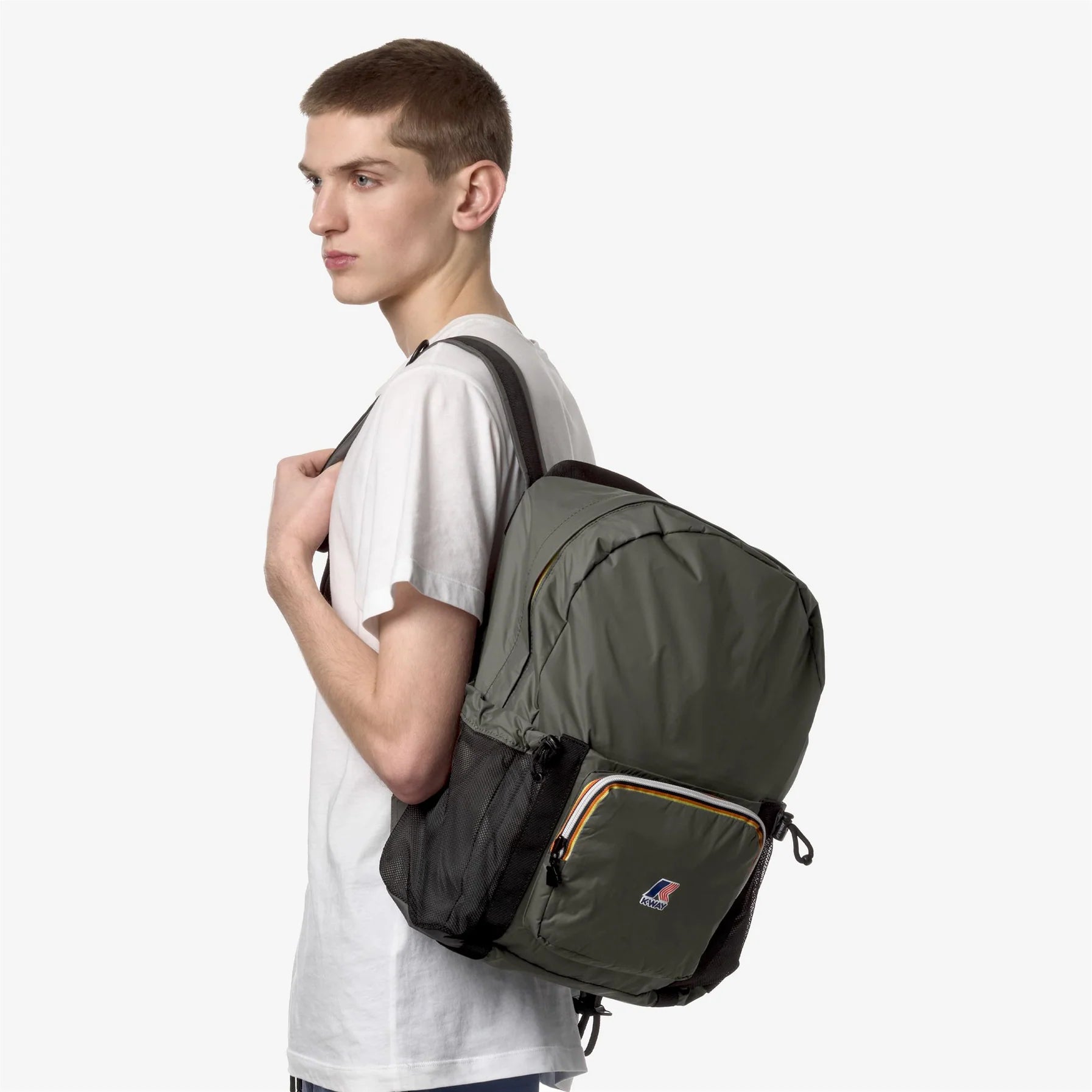 K-way zaino Le Vrai 3.0 Michel K1128BW WMR Green Bla