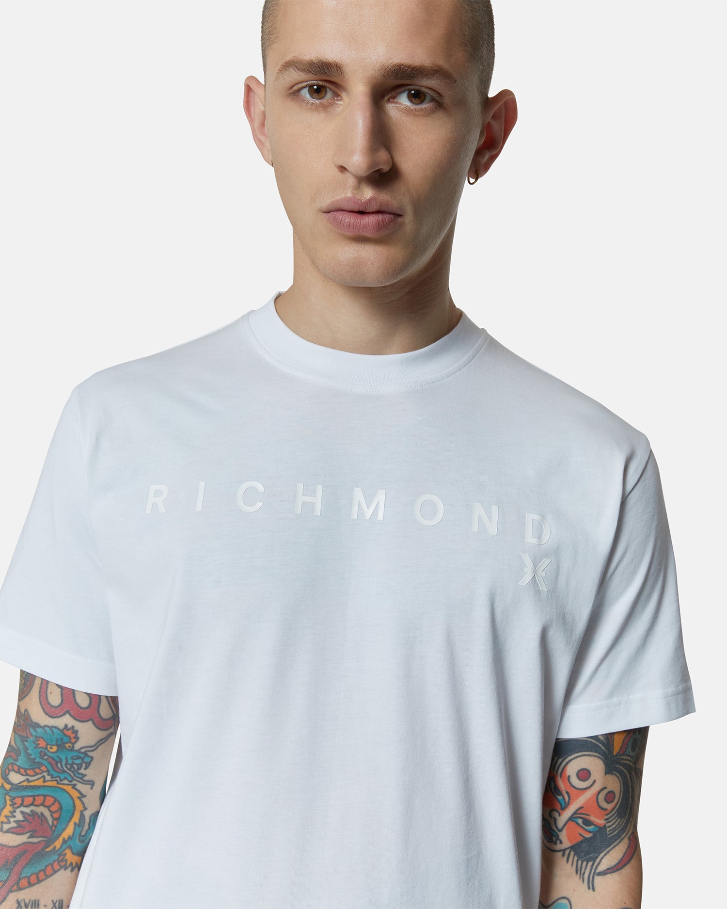 Richmond uomo t-shirt Zlaf UMP25009TS White