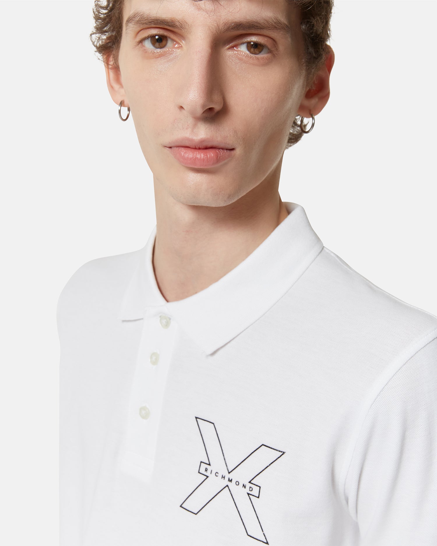 Richmond uomo polo Mollen UMP25117PO White