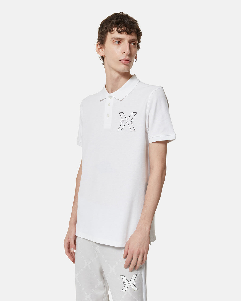 Richmond uomo polo Mollen UMP25117PO White