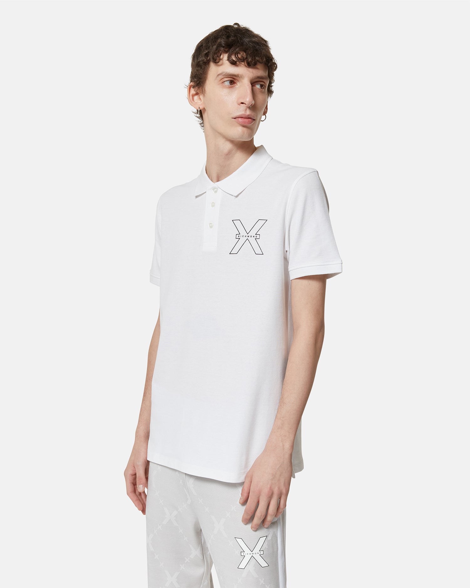 Richmond uomo polo Mollen UMP25117PO White