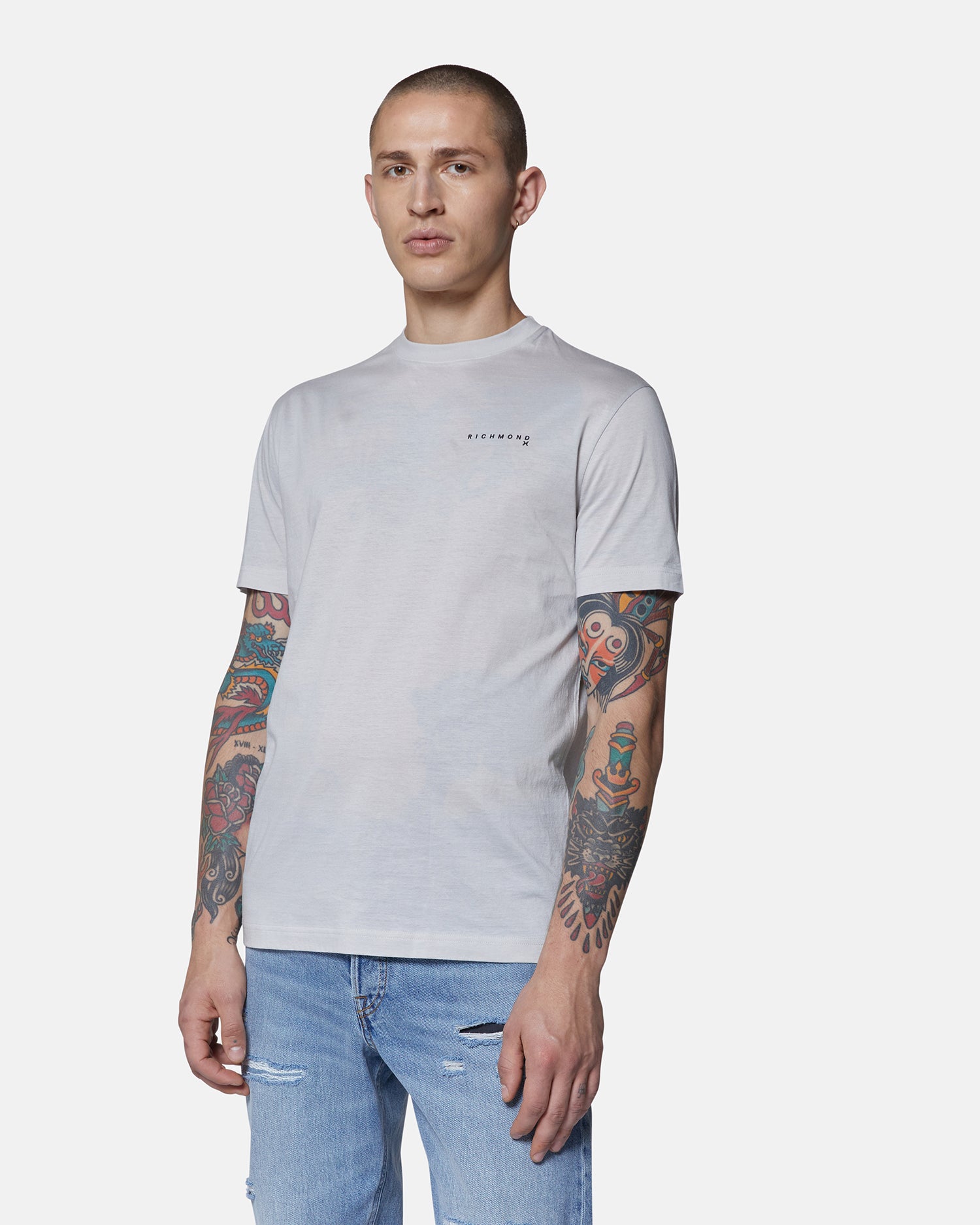 Richmond uomo t-shirt Hamma UMP25154TS Grey