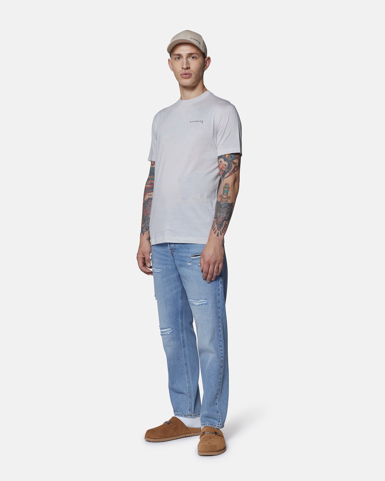 Richmond uomo t-shirt Hamma UMP25154TS Grey