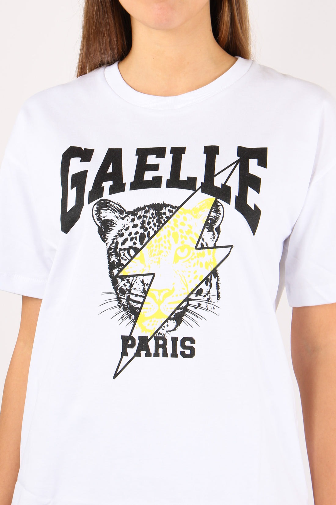 Gaelle donna t-shirt GAABW04524 - PTTS0037 - BI01 bianco