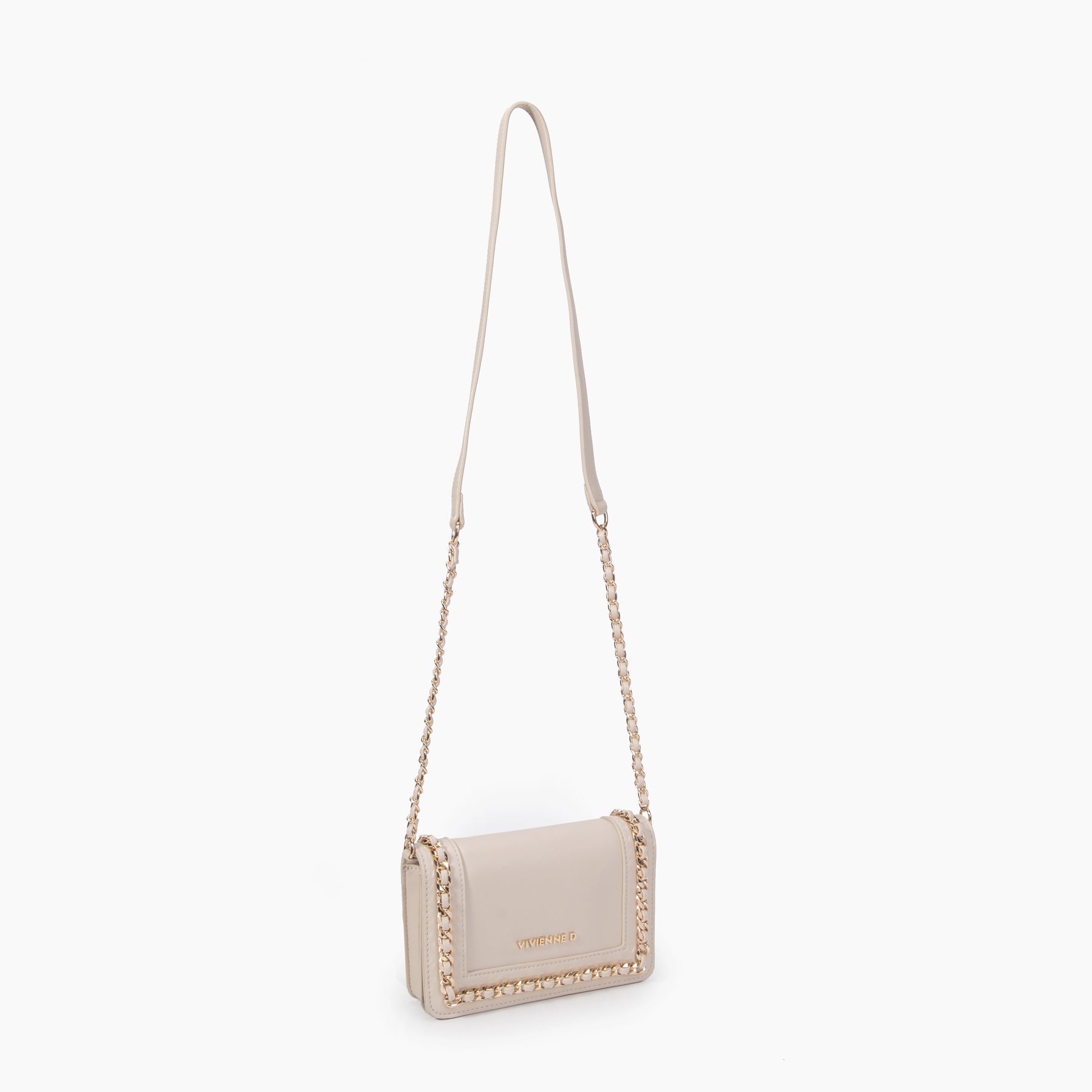 Vivienne D. donna borsa mini v090 beige