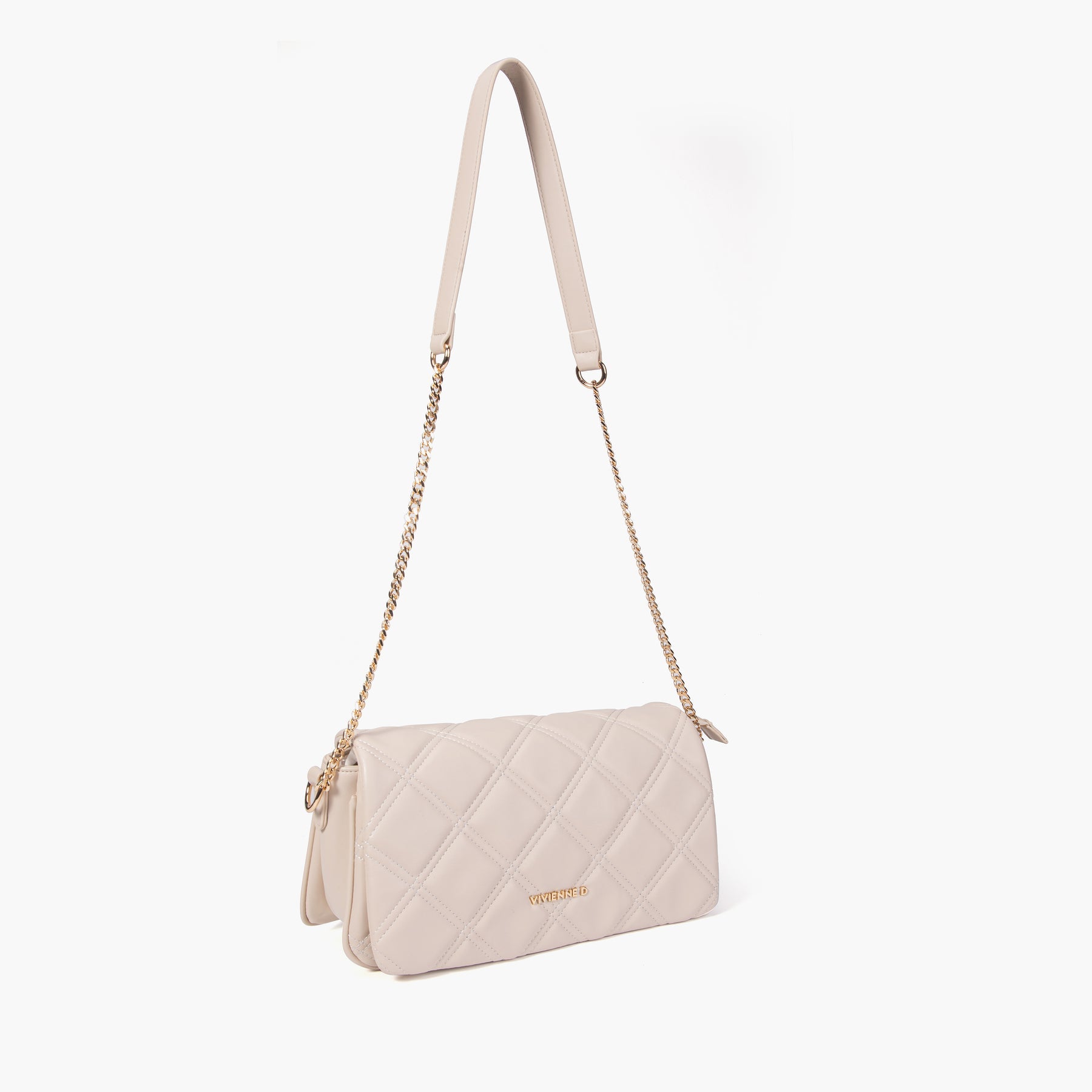 Vivienne D. donna borsa mini v101 beige