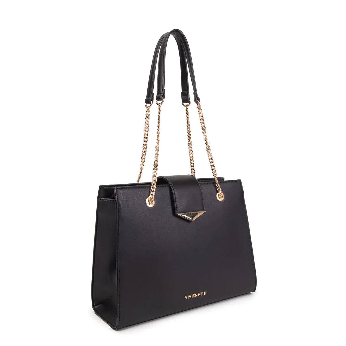 Vivienne D. donna borsa Triangle V138 Nero