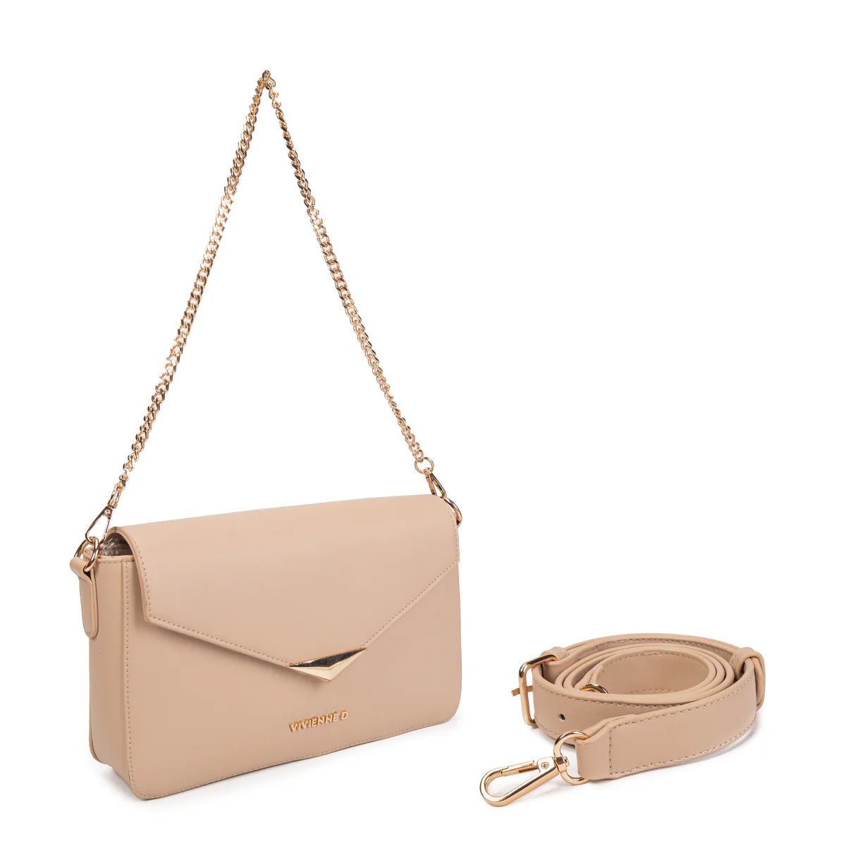Vivienne D. donna borsa Triangle V139 Beige