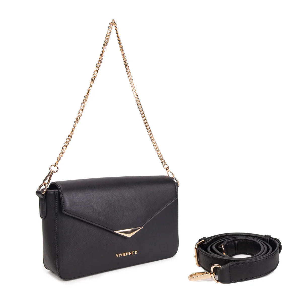 Vivienne D. donna borsa Triangle V139 Nero